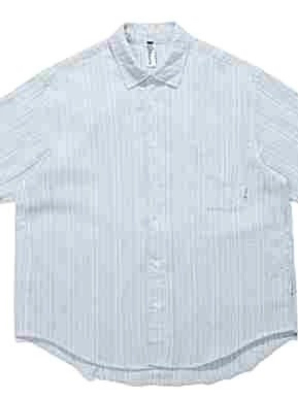 Light Blue Stripe Oversized Shirt